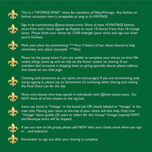 ❌ 12/17 WICKED WEDNESDAY VINTAGE FASHION SHARE GROUP - Picture 13 of 13